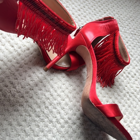BCBG Max Azria red heels - Picture 2 of 2